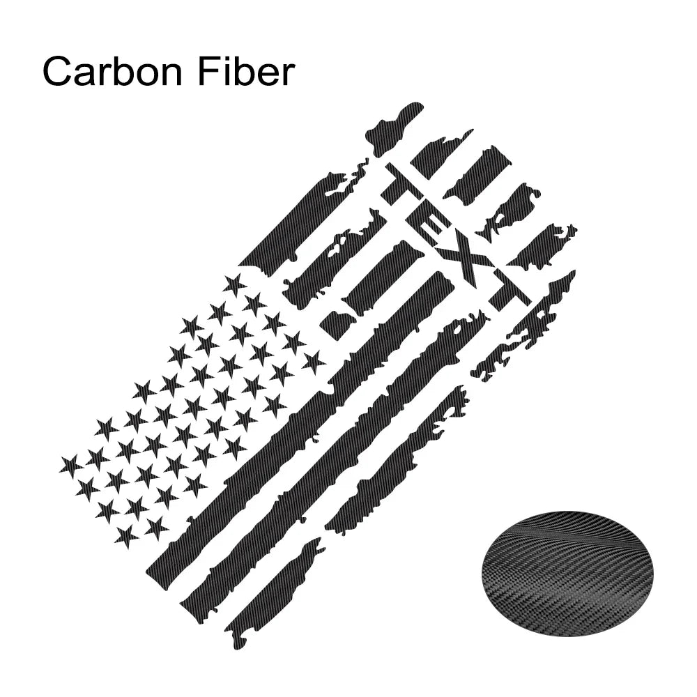 USA Flag Engine Hood Decal for Dodge RAM HEMI / Rebel / TRX | Bonnet Vinyl Graphic
