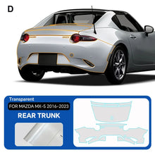 Load image into Gallery viewer, Precut PPF for Mazda MX-5 Miata (2016–2023) | 9-Mil TPU Paint Protection Film Clear Bra