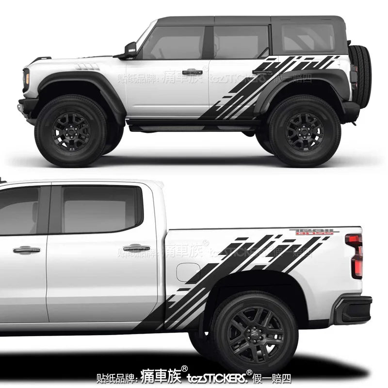 Body Modification Custom Sports Fashion Vinyl Kit | KK Film for Cars & Trucks