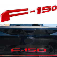 3D F-150 Letters Nameplate Built Badge Sticker for Ford F-150 Rear Tailgate / Trunk