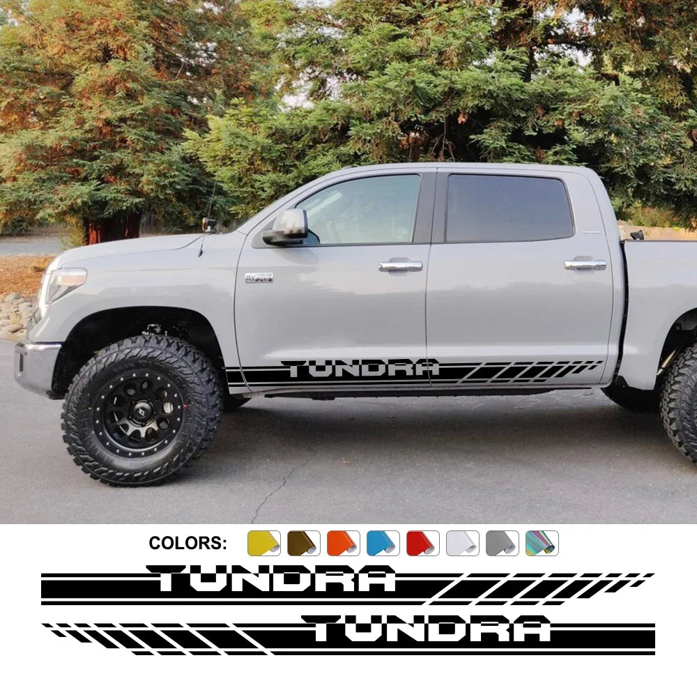Door Side Stripe Graphic Decal for Toyota Tundra SR5 | Vinyl Truck Sticker