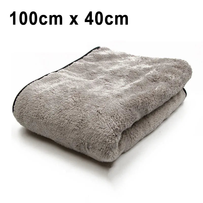 Microfiber Car Wash Towel | Fast-Drying Extra Soft Auto Cleaning Cloth (29.5"x13.8" & 23.6"x15.7")