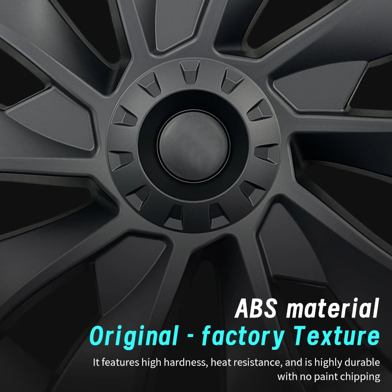 18" Sakura Style Hub Cap for Tesla Model 3 (2017–2023) | 4-Piece ABS Replacement Wheel Cover