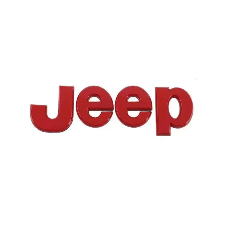 Front & Rear Emblem Badge for Jeep Wrangler JK/JL / Compass / Renegade / Grand Cherokee | JEEP 3D