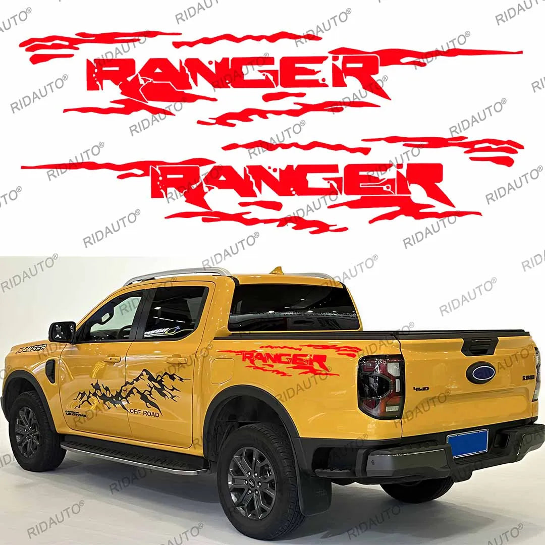 Door Side Sticker for Ford Ranger Raptor / XLT / XL / Lariat T6-T9 (2012-2025+) | Vinyl Decal