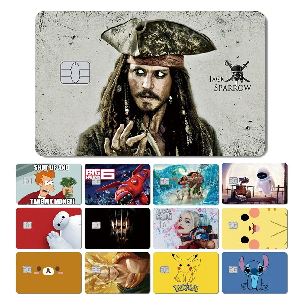 Credit Card Skin Covers Bulk – Anime, Pokémon, and Retro Favorites