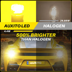 AUXITO T15 W16W Canbus LED | Yellow/White Backup Reverse Bulb 2-Pack