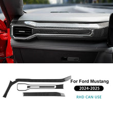 Load image into Gallery viewer, Real Soft Carbon Fiber Interior Trim for Ford Mustang GT / Dark Horse / EcoBoost (2024-2025)