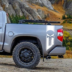 Ghost Pattern Stickers Universal Car Tail Decoration Decals Compatible with RAM GMC F-150 Hilux Frontier Isuzu Pickup trucks