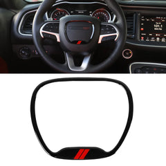 Steering Wheel Central Ring Trim Cover for Dodge Challenger / Charger (2015+) | CE Certified