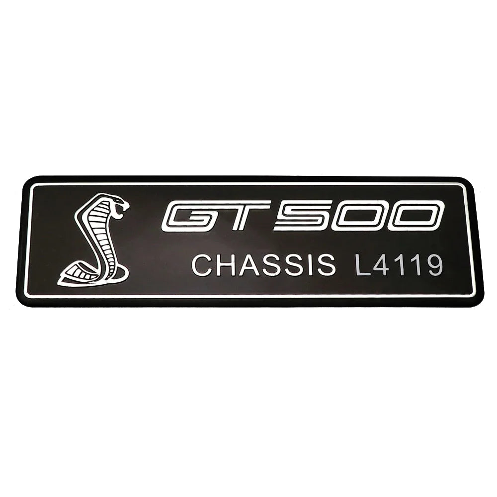 Alloy GT350 / GT500 Logo Trunk & Body Badge | Ford Shelby Mustang Emblem Sticker