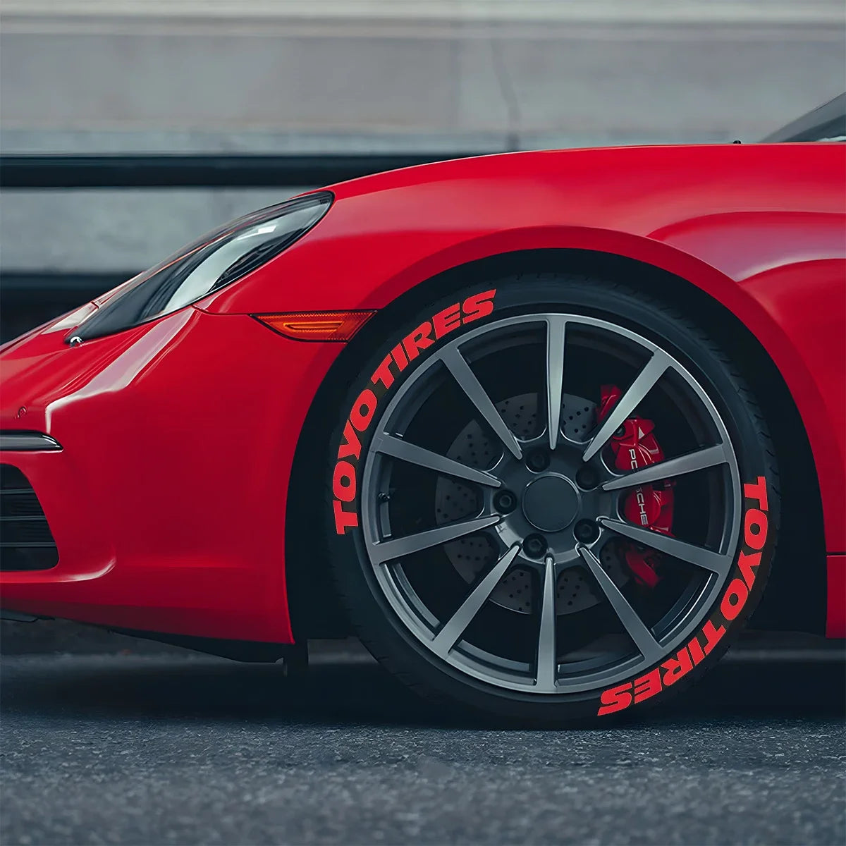 TOYO TIRES 3D Waterproof Tire Stickers | Universal Rubber Sidewall