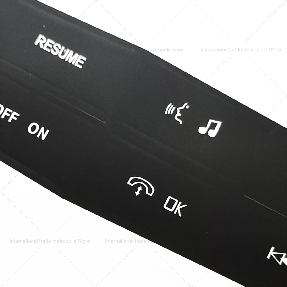 Steering Wheel Button Repair Decal for Ford Mustang (2015-2019) | Control Sticker