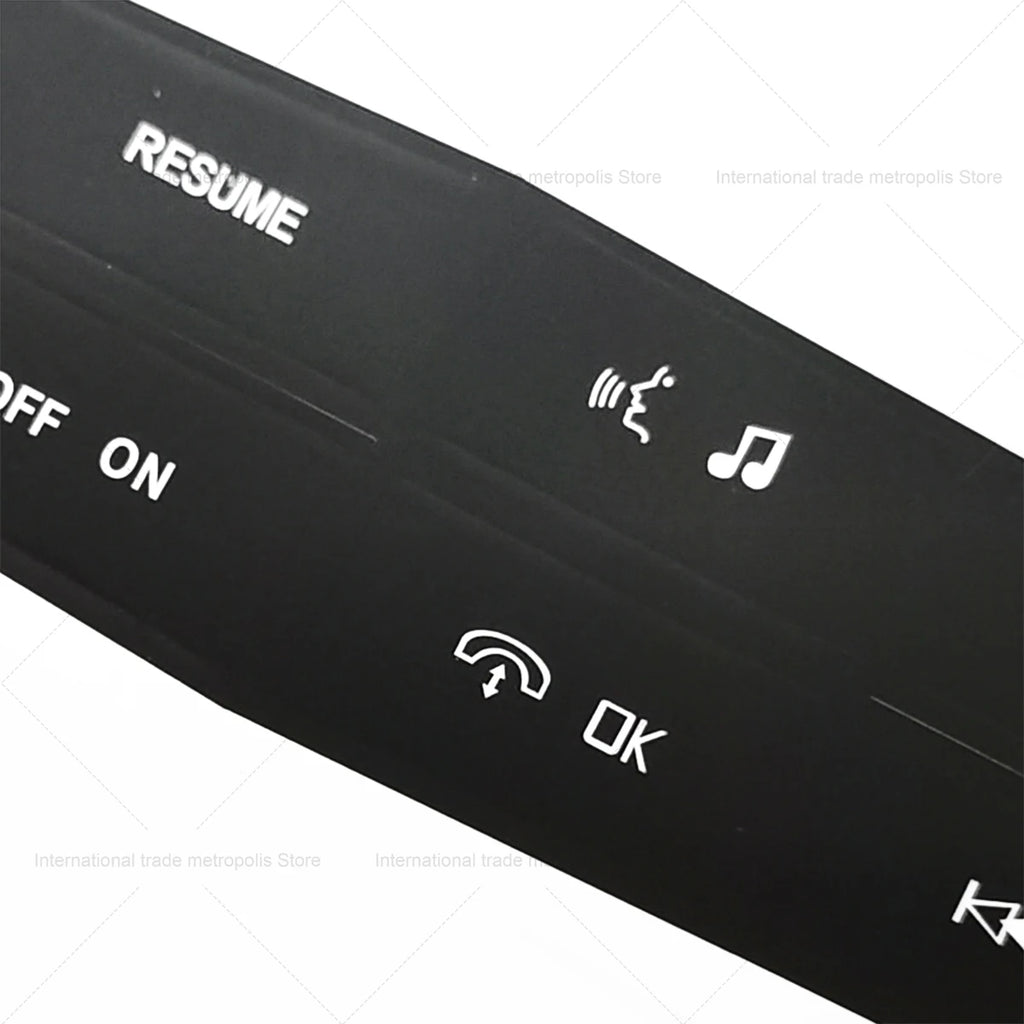 Steering Wheel Button Repair Decal for Ford Mustang (2015-2019) | Control Sticker