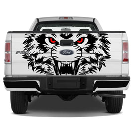 Tiger Tailgate Graphic Decal | Universal Pickup Sticker for Ford F-150, Toyota Hilux, Silverado, RAM, Isuzu D-Max & More