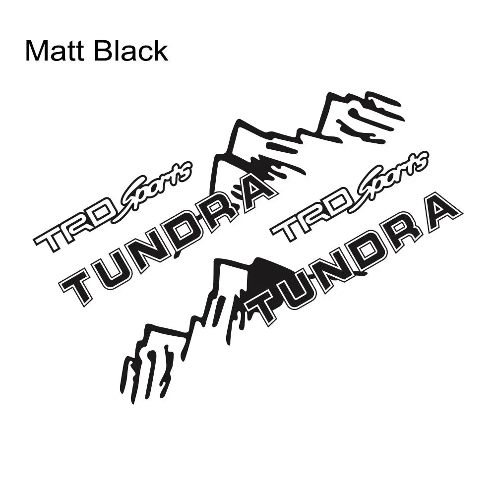 Body Side Door Decal for Toyota Tundra TRD / SR / SR5 / Limited / Platinum | 4-Piece Matte Vinyl Kit