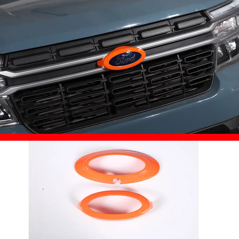 ABS Center Control Panel & Steering Wheel Decoration Trim for Ford Maverick (2022) | Orange / Color Options