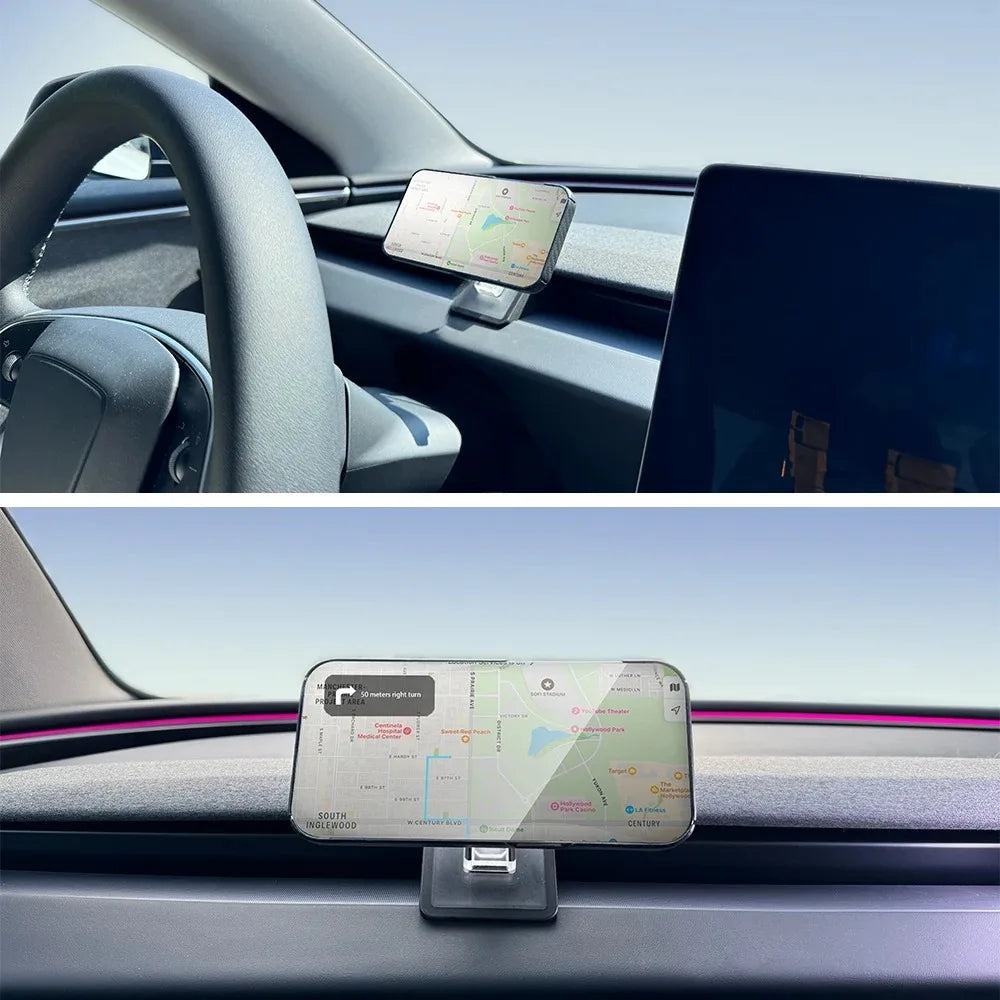 Magnetic Car Phone Mount for Tesla Model 3 Highland/Model Y (2024+)