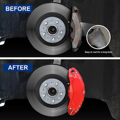 For Tesla Model 3 Brake Caliper Covers 2017 2018 2019 2020 2021 2022 2023 4pcs 18 19in wheel cover with Stickers(not fit 3 2024)