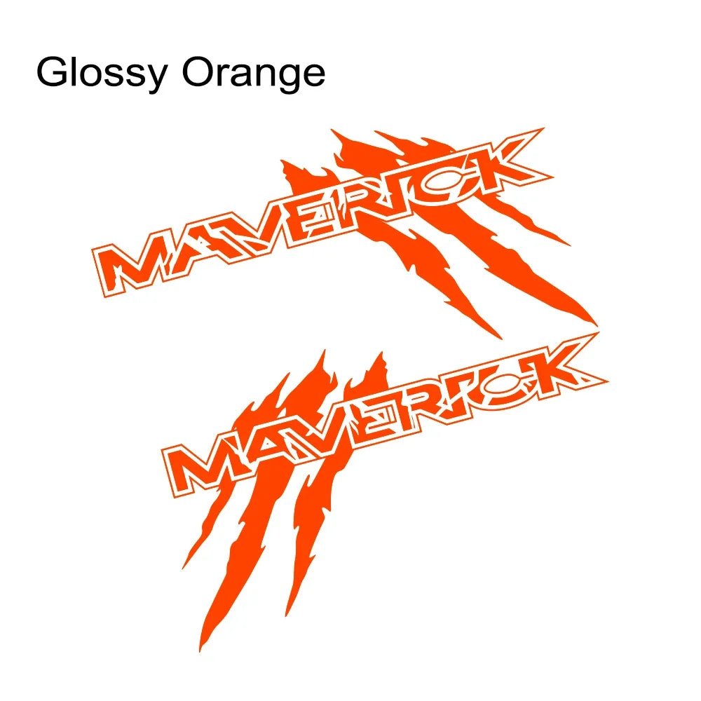 Ford Maverick Claw Style Pickup Bed Side Graphic Kit – Vinyl Decal (2 Pcs) | XLT, XL, V8 | 4 Sizes, 11 Finishes