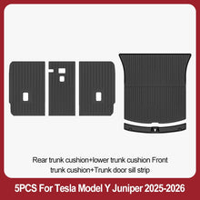 Cargar imagen en el visor de la galería, TPE Floor Mats &amp; Luggage Mat for Tesla Model Y Juniper Premium / Performance (2025+) | All-Weather Set