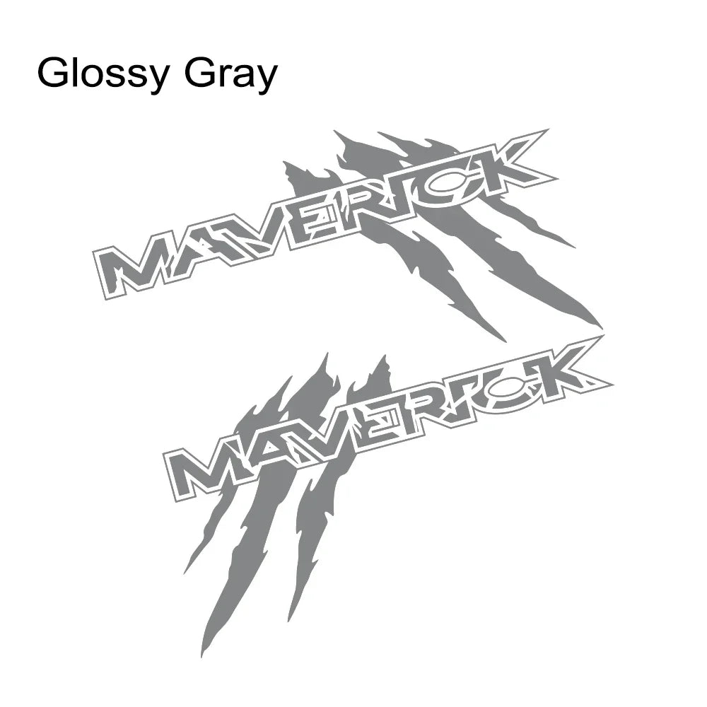 Ford Maverick Claw Style Pickup Bed Side Graphic Kit – Vinyl Decal (2 Pcs) | XLT, XL, V8 | 4 Sizes, 11 Finishes