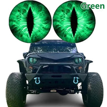 Load image into Gallery viewer, Beast Eyes Headlight Decals – Car &amp; Jeep Headlight Sticker | 6 Colors | Universal Fit