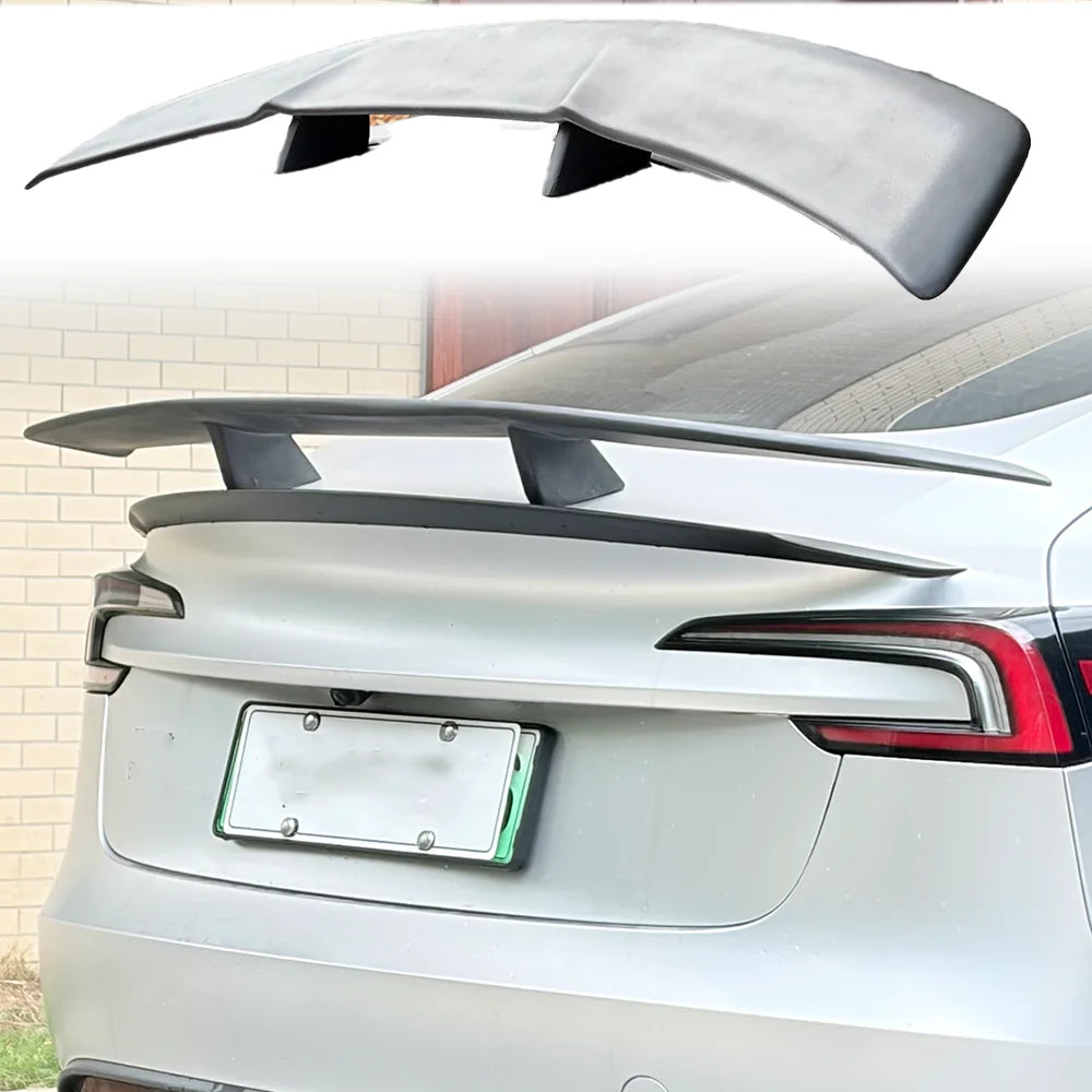 Novitec-Style Rear Trunk Lid Spoiler for Tesla Model 3 (2019–2024) | ABS Luggage Compartment Wing