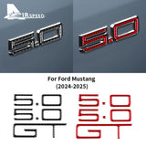 Real Soft Carbon Fiber Rear Panel Trim for Ford Mustang GT (2024-2026) | LHD & RHD