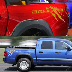 Claw Style Truck Bed Side Decal | Universal Pickup Body Vinyl Graphic