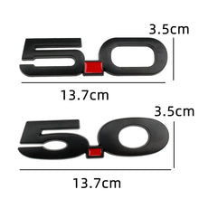 Load image into Gallery viewer, 3D Metal 5.0 Logo Emblem for Ford Mustang GT / GT50 (2015-2021) | Badge Sticker
