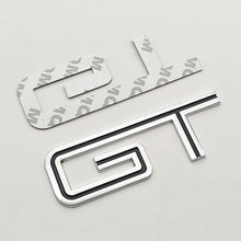 Load image into Gallery viewer, 3D Chrome Metal GT Logo Trunk Badge | Ford F-150 / Mustang / Explorer / Ranger Decal