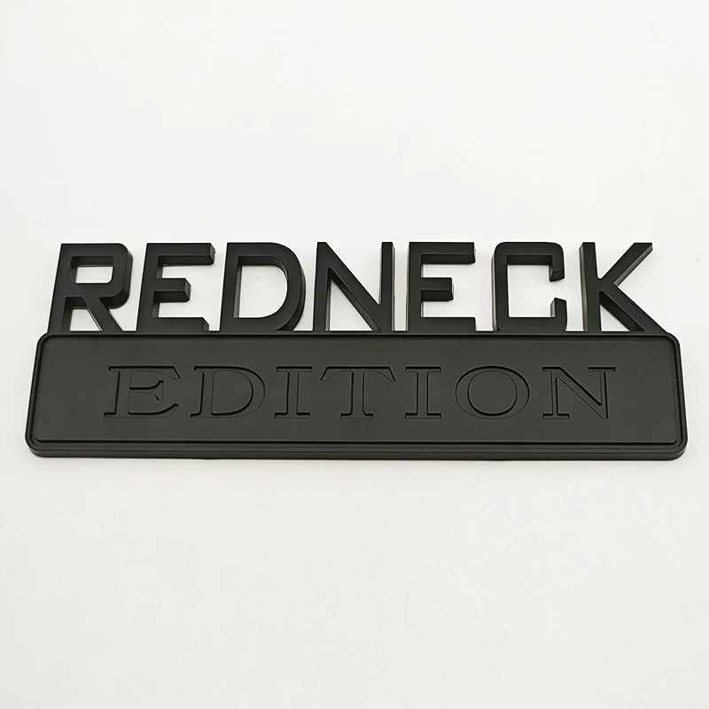 Universal Redneck Edition Emblem Badge | Ford F-150 / Silverado / RAM / Toyota / Jeep Trucks
