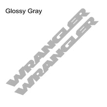 Load image into Gallery viewer, Jeep Wrangler Hood &amp; Door Vinyl Decal – Engine Cover Bonnet Sticker | JK, JL, TJ, YJ, Unlimited, Sahara | 13 Colors