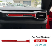 Load image into Gallery viewer, Real Soft Carbon Fiber Interior Trim for Ford Mustang GT / Dark Horse / EcoBoost (2024-2025)