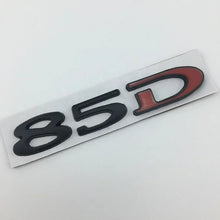 Cargar imagen en el visor de la galería, Rear Boot Trunk Tailgate Emblem Badge for Tesla Model 3 / S / X / Y | 75D 85D 90D 100D Sticker