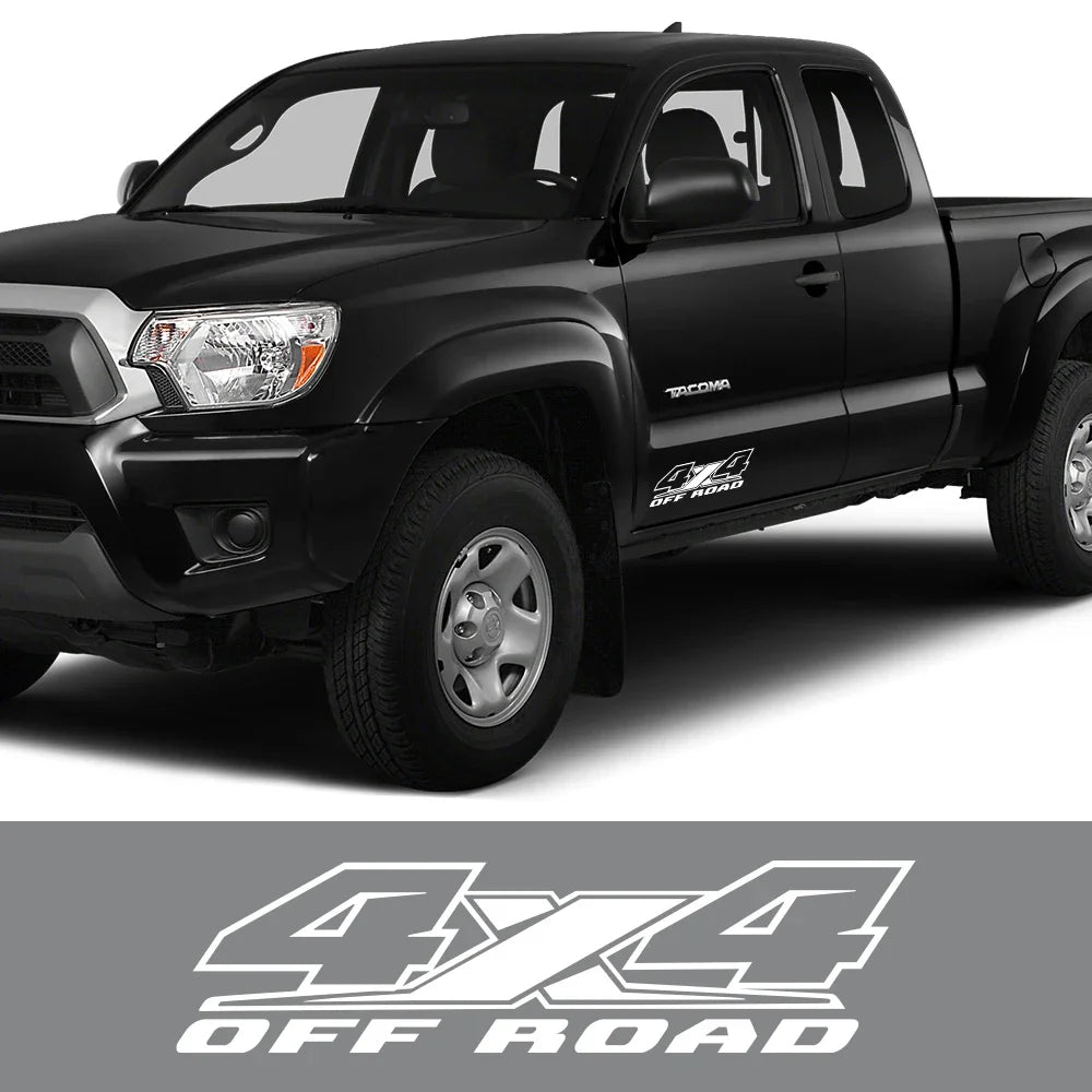 4x4 Off-Road Body Side Decal | Universal Pickup Sticker for Ford F-150, Toyota Hilux, Dodge RAM, Isuzu D-Max & More