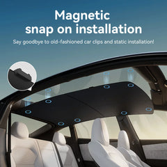 Graphene Black Roof Sun Shade for Tesla Model 3/Y Highland/Juniper