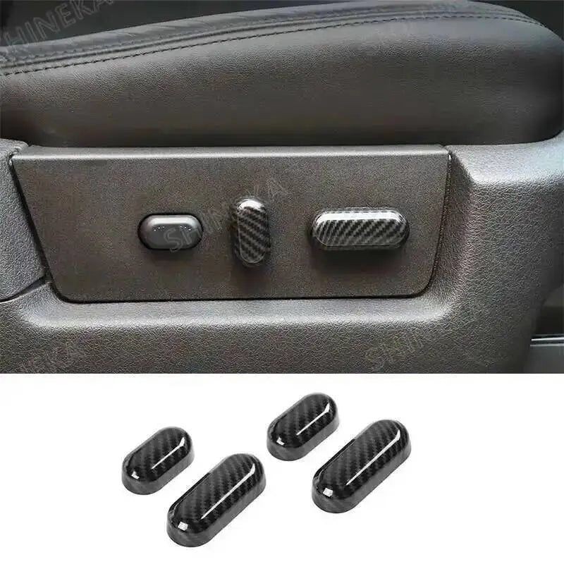 Carbon Fiber Grain Interior Decoration Cover Stickers for Ford F-150 | SHINEKA Color Change Kit
