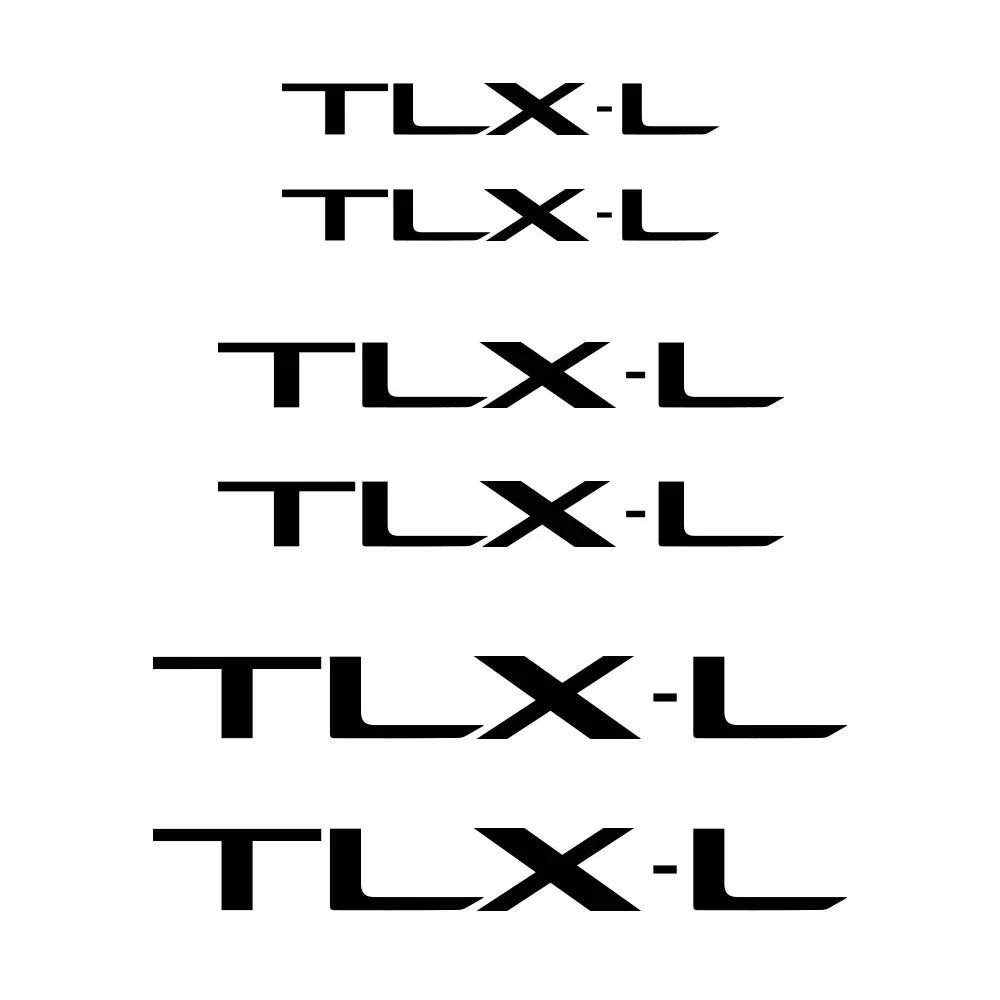 Brake Caliper Badge Decal for Acura MDX / ILX / RDX / TLX / RL / TSX / ZDX | 6-Piece Vinyl Film Set