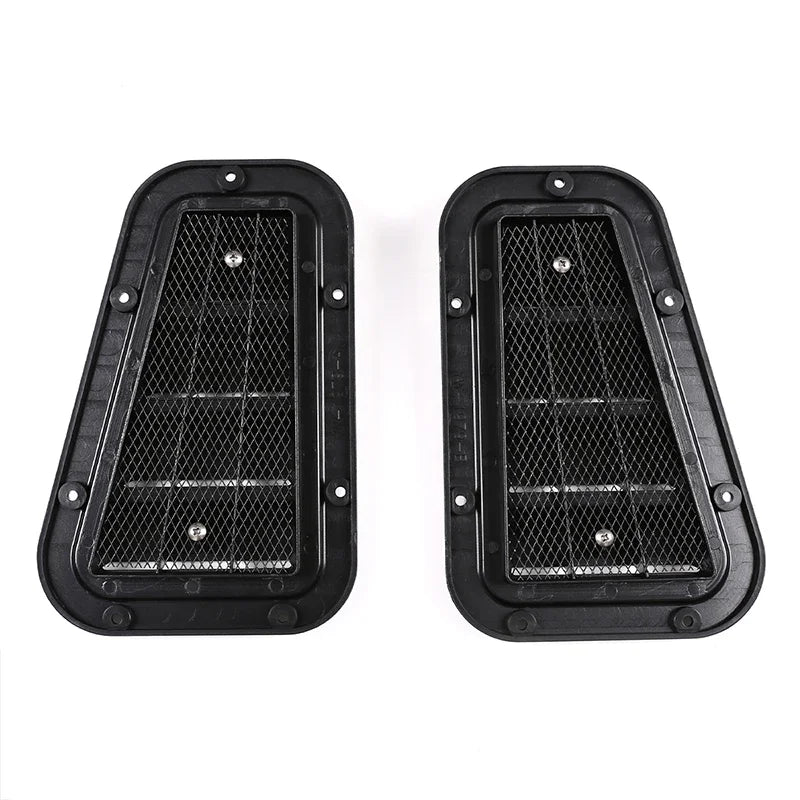 Car Decorative Front Hood Bonnet Side Trim Cover Steel Air Flow Intake Scoop Vent Snow Cover for Land Rover Defender 2004-19