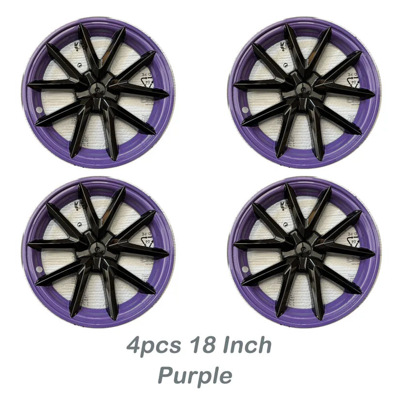 18" Replacement Hub Cap Wheel Covers for Tesla Model 3 (2017–2023) | 4-Piece ABS Set