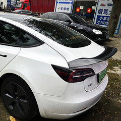 Ducktail Lip Spoiler for Tesla Model 3 (2017–2023) | Rear Trunk Lid Boot Wing — Body Kit