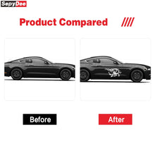 Load image into Gallery viewer, Running Horse Side &amp; Rear Fender Decal | 2-Piece Vinyl for Mustang, Challenger, Porsche &amp; Ford