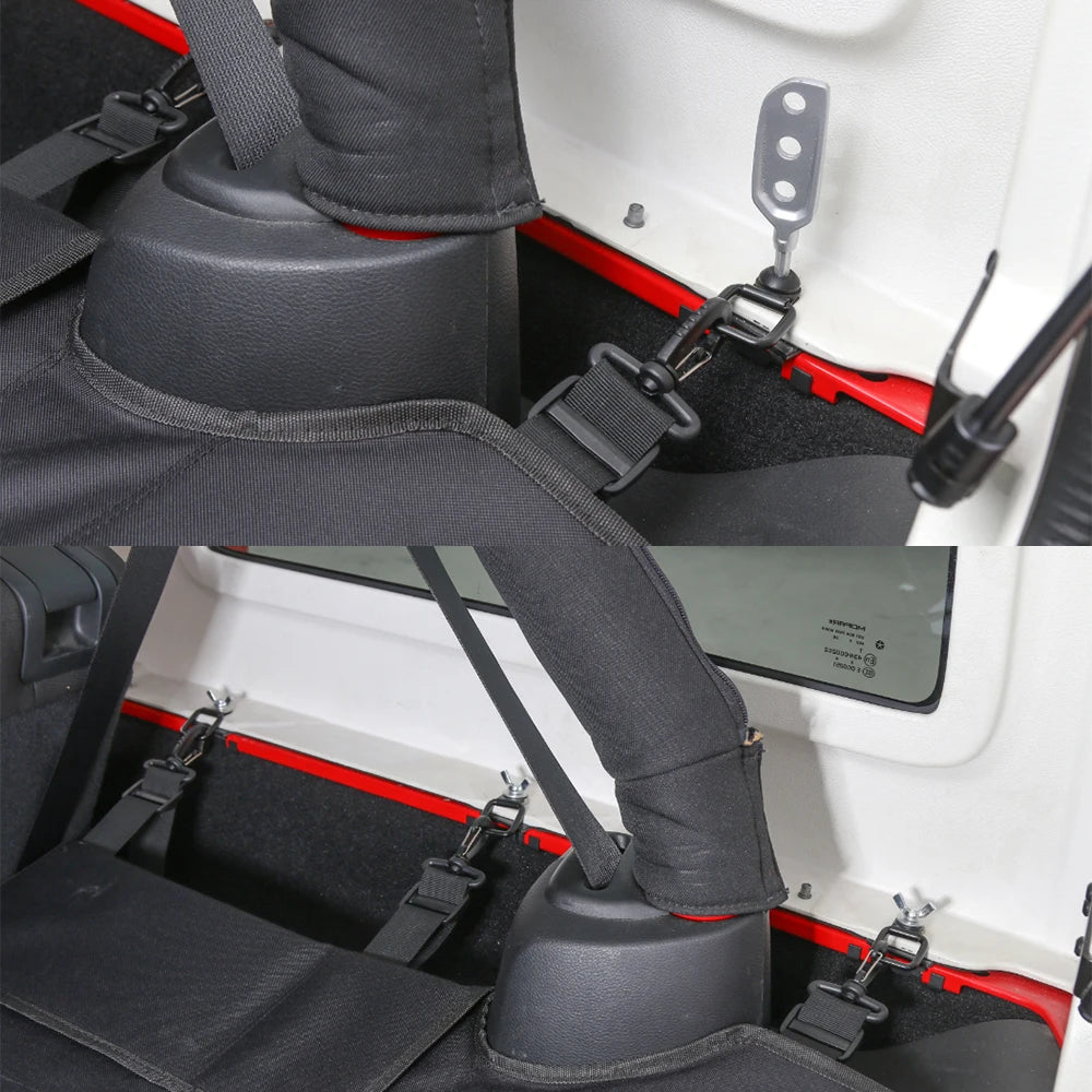 Trunk Cargo Tie-Down D-Ring Quick Release Fastener Clip for Jeep Wrangler JL/JK/TJ | Surface Mount