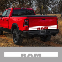 Rear Tailgate Letter Graphic Decal for Dodge RAM 1500 / 2500 | Custom Vinyl Truck Sticker