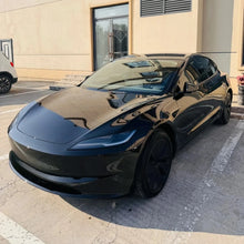 Load image into Gallery viewer, Precut Color Change PPF for Tesla Model 3 Highland (2024–2025) | Black &amp; Glacier Blue PET Film