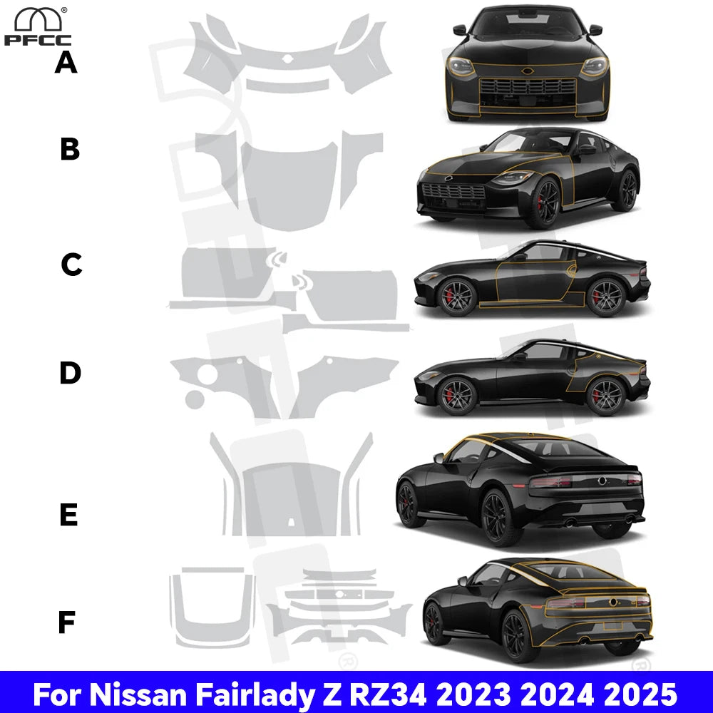 Precut PPF for Nissan Fairlady Z / RZ34 (2023–2025) | TPU Paint Protection Film