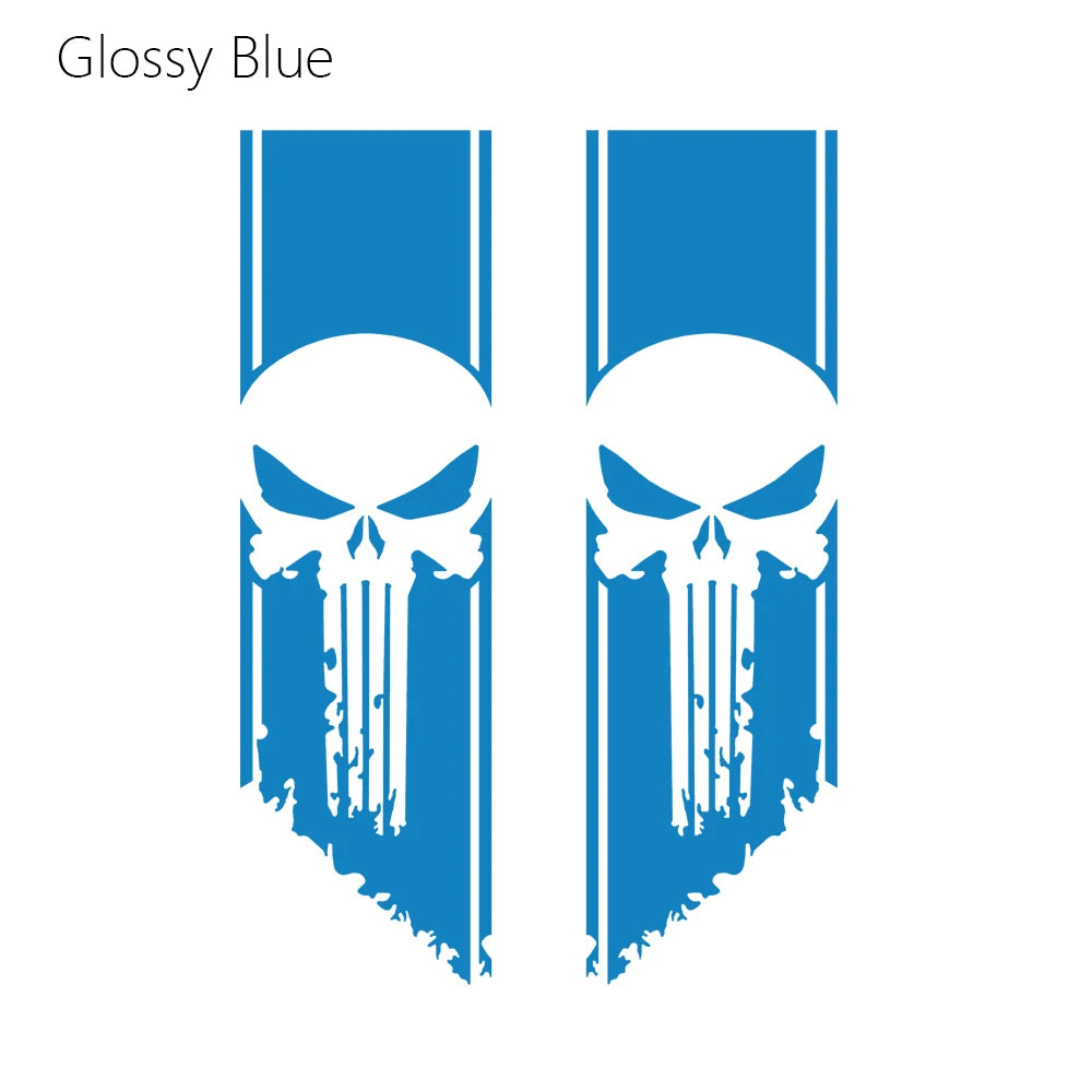 Ghost Pattern Stickers Universal Car Tail Decoration Decals Compatible with RAM GMC F-150 Hilux Frontier Isuzu Pickup trucks