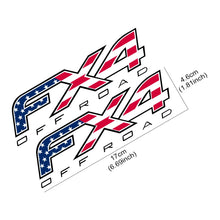 Load image into Gallery viewer, American FX4 Off-Road Sticker for Ford Ranger / F-150 / Raptor | 2-Piece Vinyl Decal